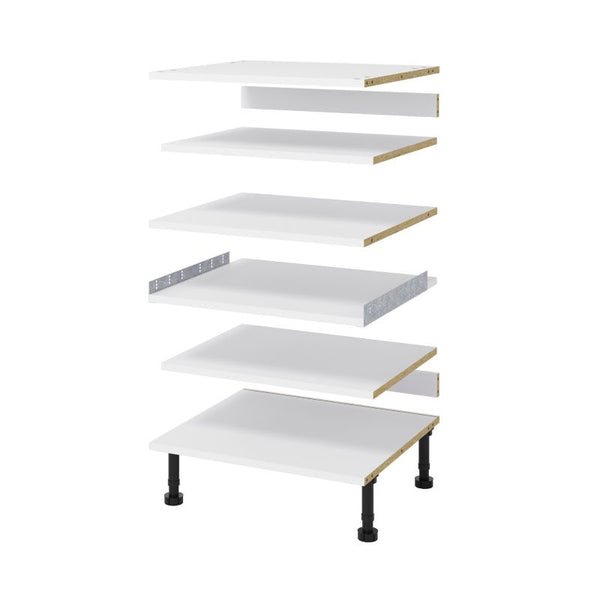 GoodHome Innovo 60 cm sæt med hylder til indbygningsskab til hårde hvidevarer