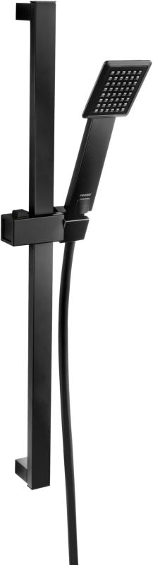 Brusesæt 1-Funktion Sort Metal 150 cm Slange 7,2 L/min