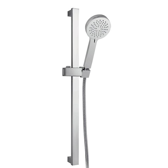 Brusesæt 3-Funktion Krom 65 cm Stang 150 cm Slange