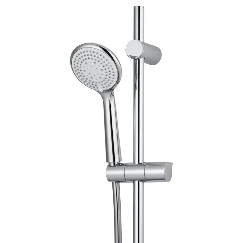 GoodHome Cavally 3‑funktioners brusesæt i krom