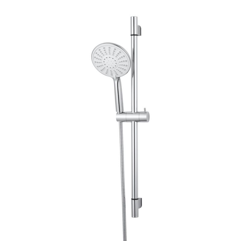 Brusesæt 5-Funktion Krom 75 cm Stang 150 cm Slange