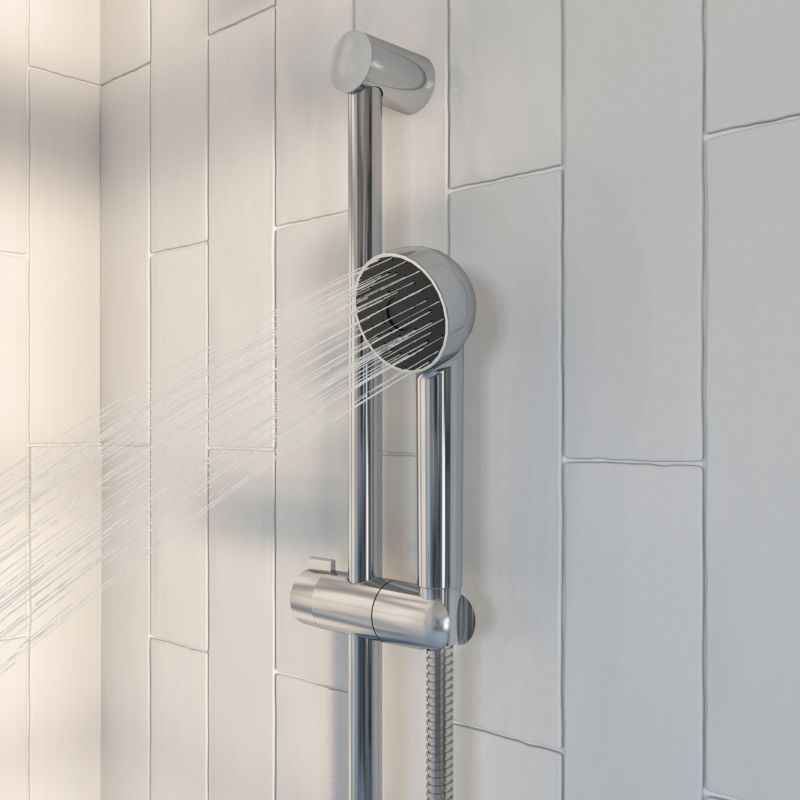 Brusesæt 1-Funktion Krom 58 cm Stang 150 cm Slange