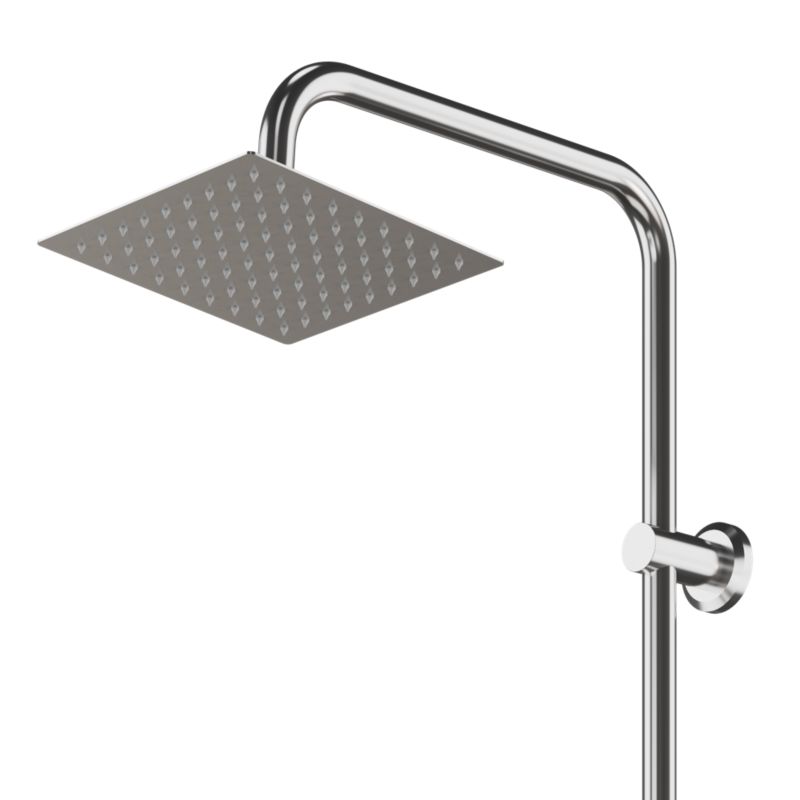 Brusesæt Granitan Tugela Termostatisk Hovedbruser 20 cm Krom