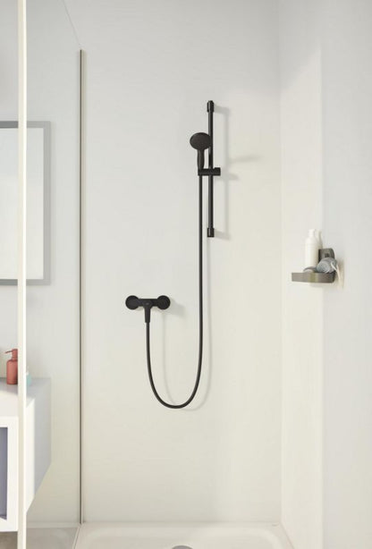 Grohe Vitalio Comfort 110 3-funktions sort brusesæt
