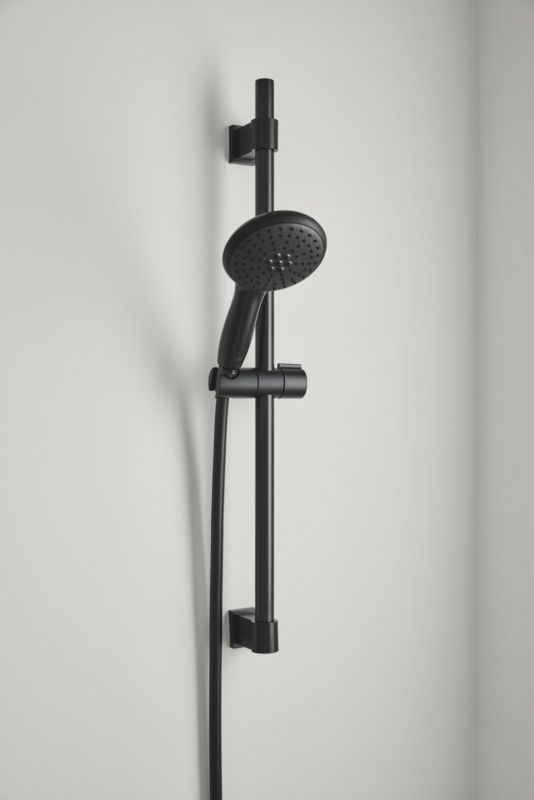 Grohe Vitalio Comfort 110 3-funktions sort brusesæt