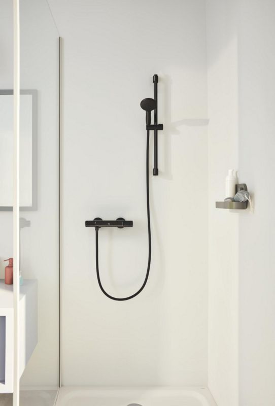 Grohe Vitalio Comfort 110 3-funktions sort brusesæt