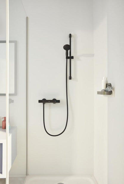 Grohe Vitalio Comfort 110 3-funktions sort brusesæt