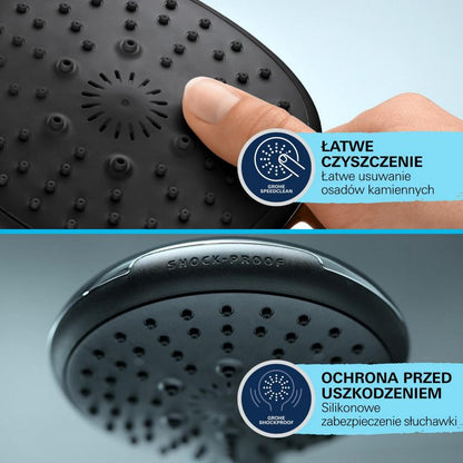Brusesæt Vitalio Comfort 110 Chrom SmartSwitch DreamSpray 1 stk.
