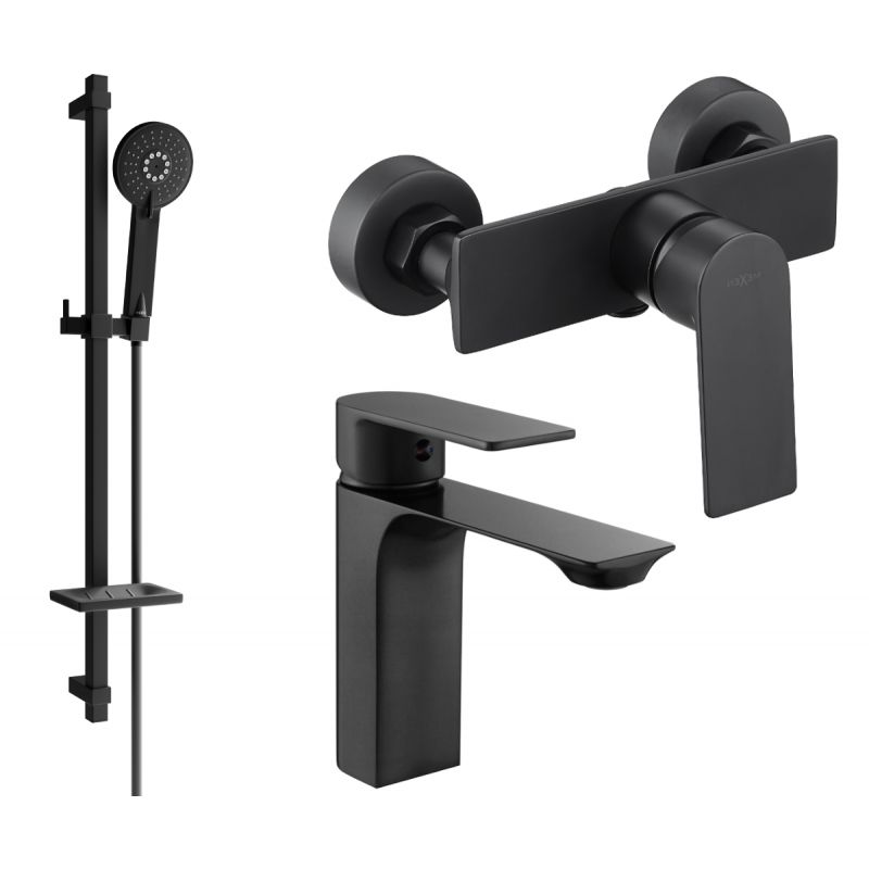 Mexen Alexa DQ40 sort brusesæt 1 sæt