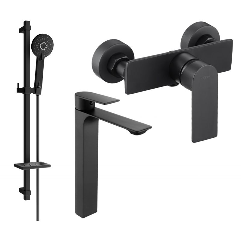 Mexen Alexa DQ40 sort brusesæt 1 sæt