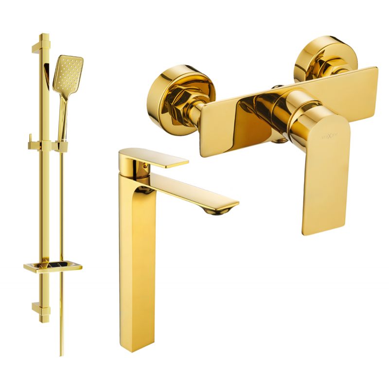 Mexen Alexa DQ62 guldsæt brusesæt 1 sæt