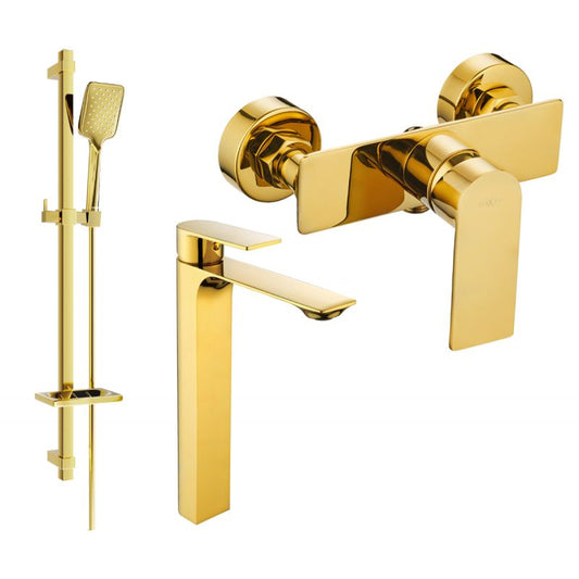 Mexen Alexa DQ62 guldsæt brusesæt 1 sæt