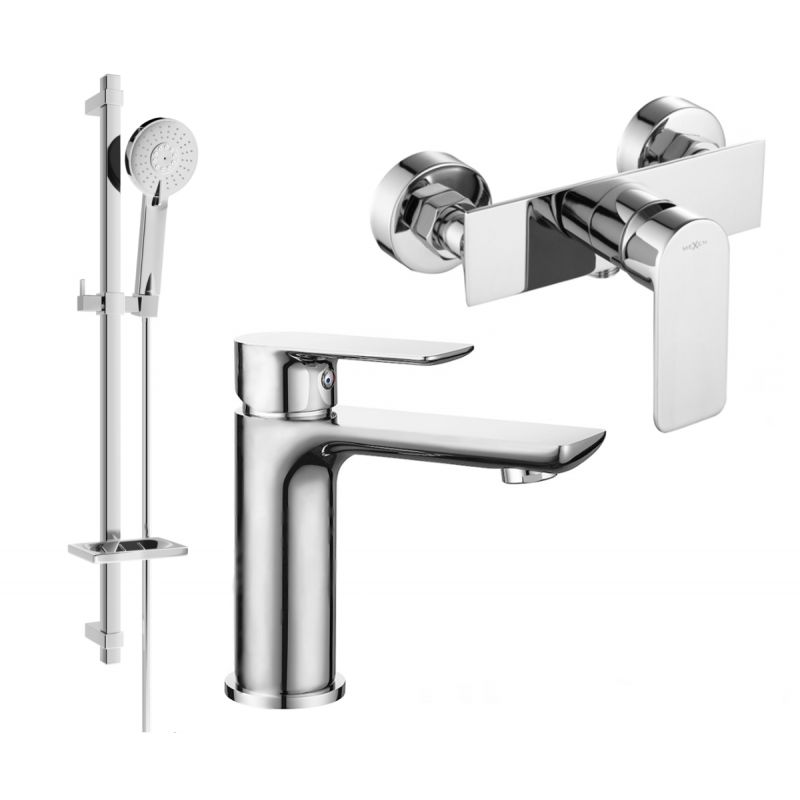 Mexen Alfa DQ40 brusesæt i krom, 1 sæt