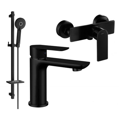 Mexen Alfa DQ40 sort brusesæt 1 sæt