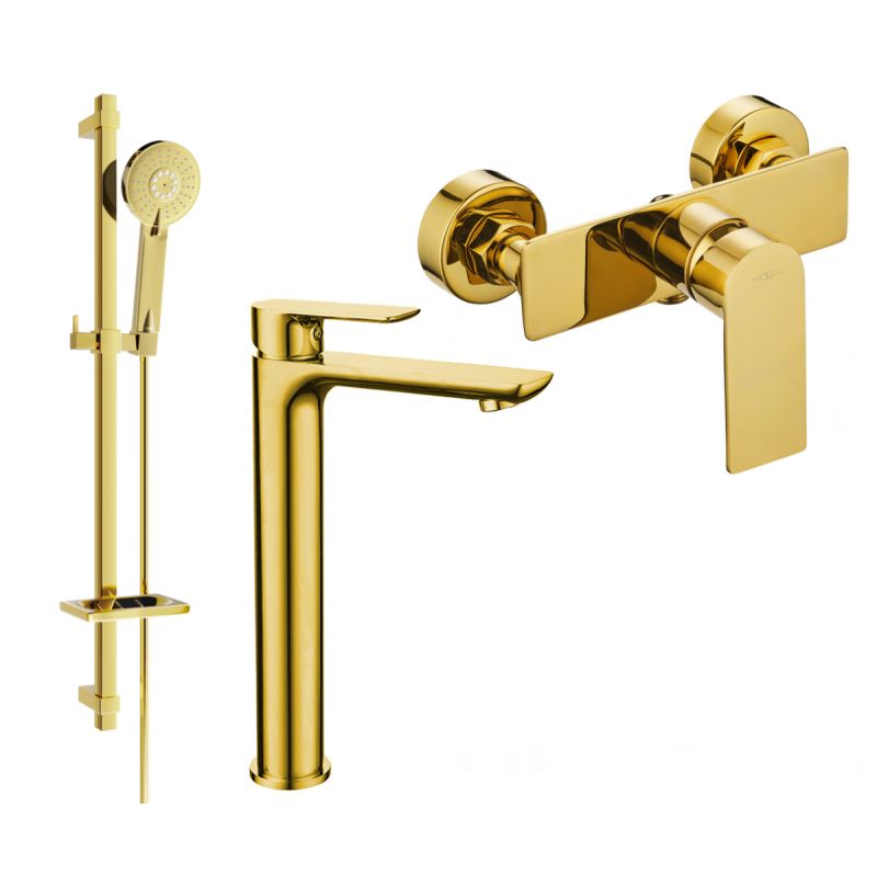 Mexen Alfa DQ40 guldsæt til bruser 1 sæt