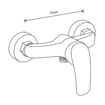 Mexen Fabia DB62 sort brusesæt 1 sæt