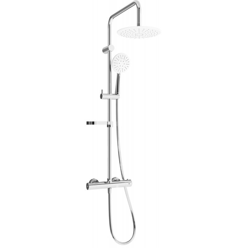 Mexen KX67 970 mm Kai krom/hvid overflademonteret brusebadsæt 1 stk.