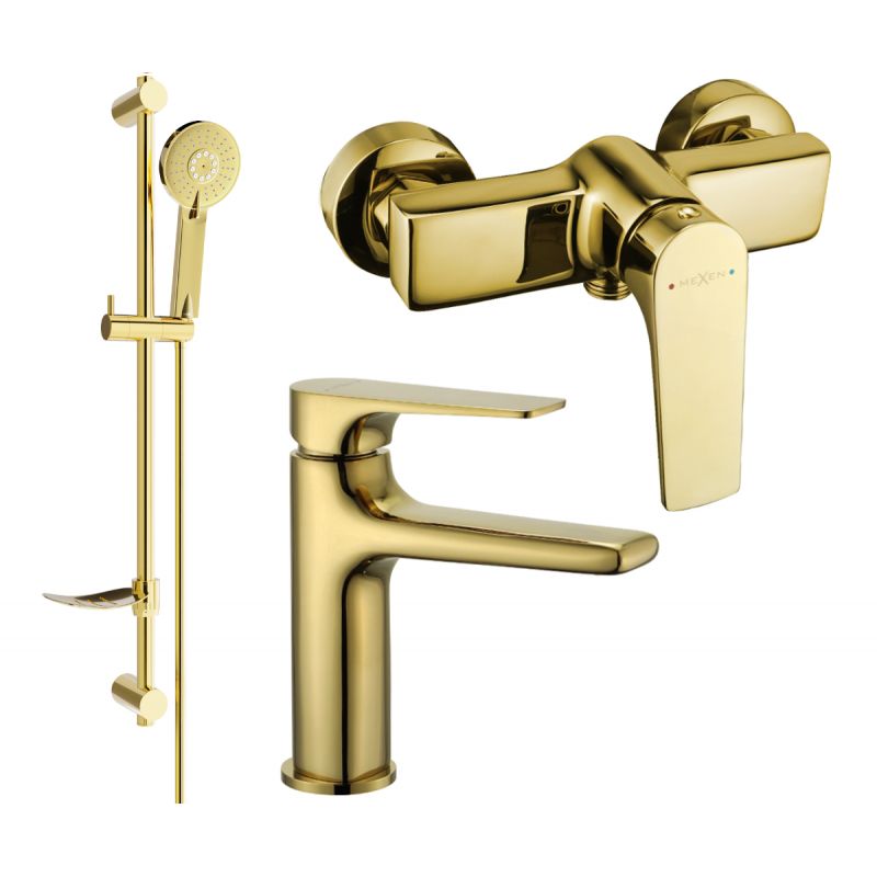 Mexen Lynx DF40 guldsæt til bruser, 1 sæt