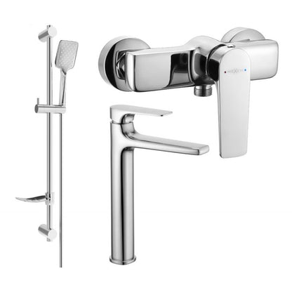 Mexen Lynx DF62 brusesæt i krom, 1 sæt