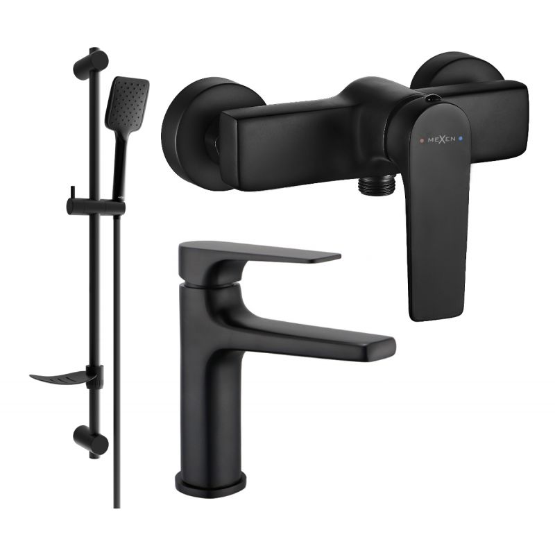 Mexen Lynx DF62 sort brusesæt 1 sæt