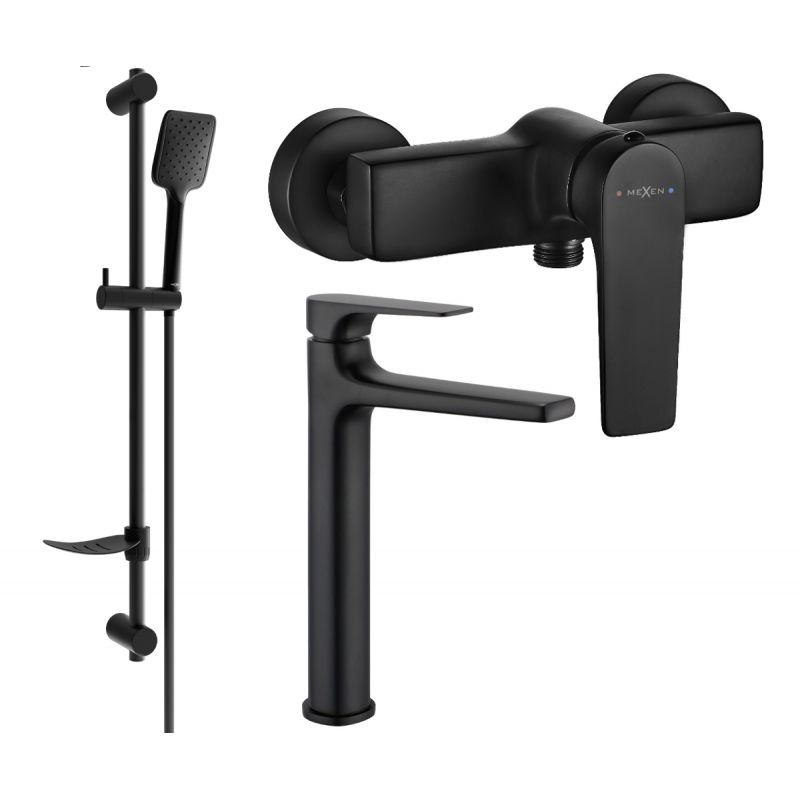 Mexen Lynx DF62 sort brusesæt 1 sæt