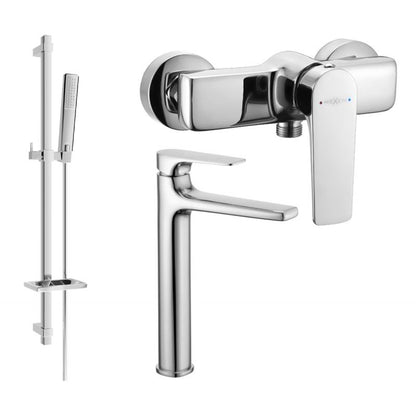 Mexen Lynx DQ72 brusesæt i krom, 1 sæt