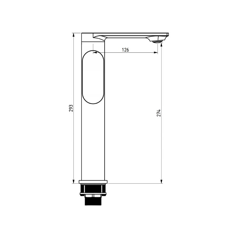 Mexen Milo DF05 sort brusesæt 1 sæt