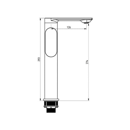 Mexen Milo DF05 sort brusesæt 1 sæt