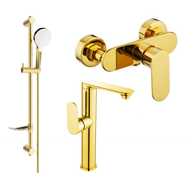 Mexen Milo DF05 guldsæt til bruser 1 sæt