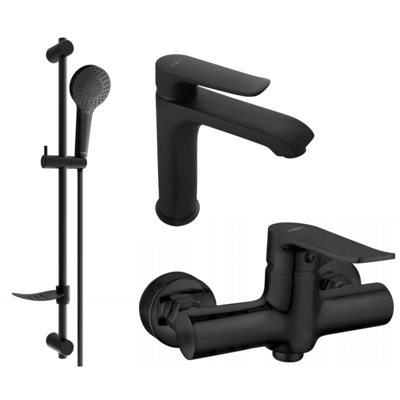 Mexen Pecos DF05 sort brusesæt 1 sæt