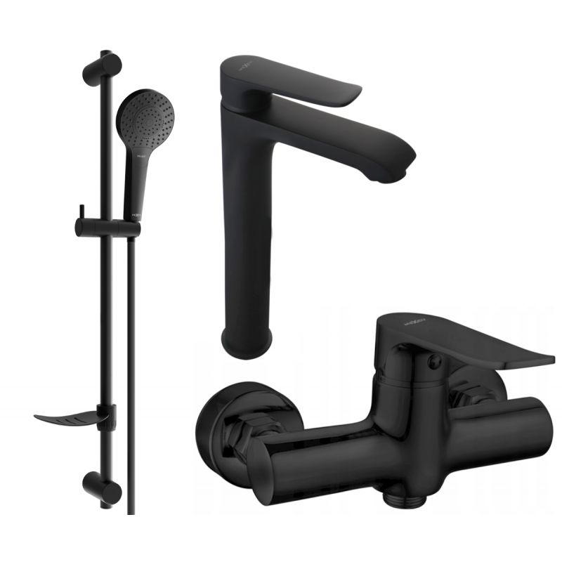 Mexen Pecos DF05 sort brusesæt 1 sæt