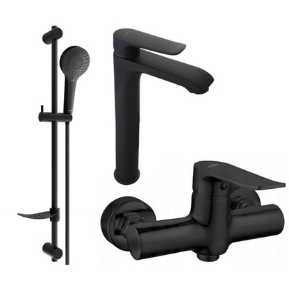 Mexen Pecos DF05 sort brusesæt 1 sæt