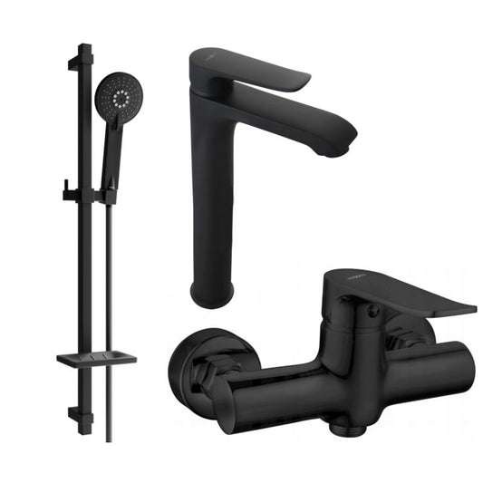 Mexen Pecos DQ40 sort brusesæt 1 sæt