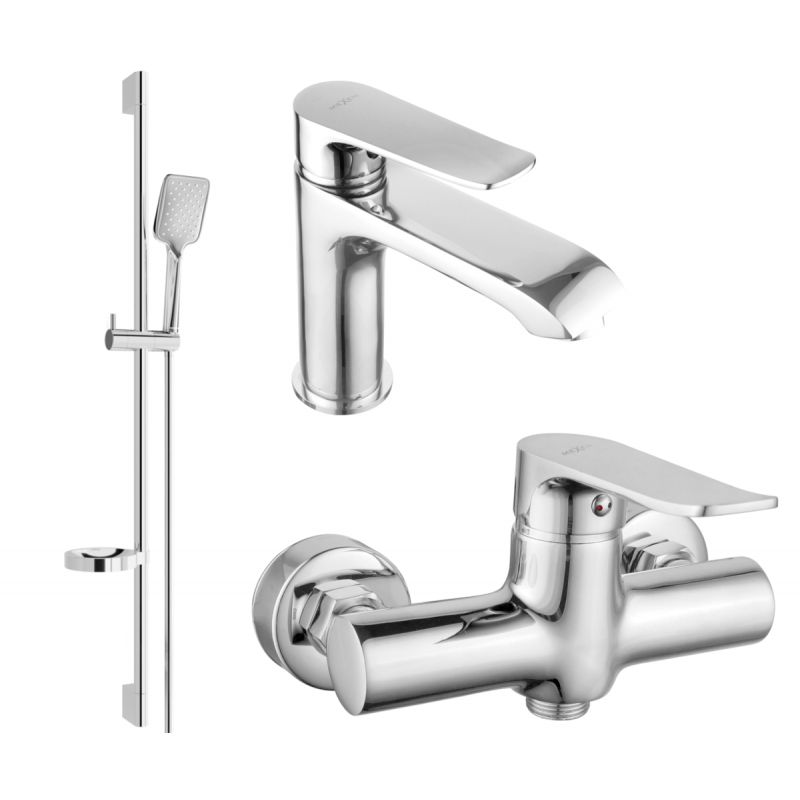 Mexen Pecos DS62 brusesæt i krom, 1 sæt