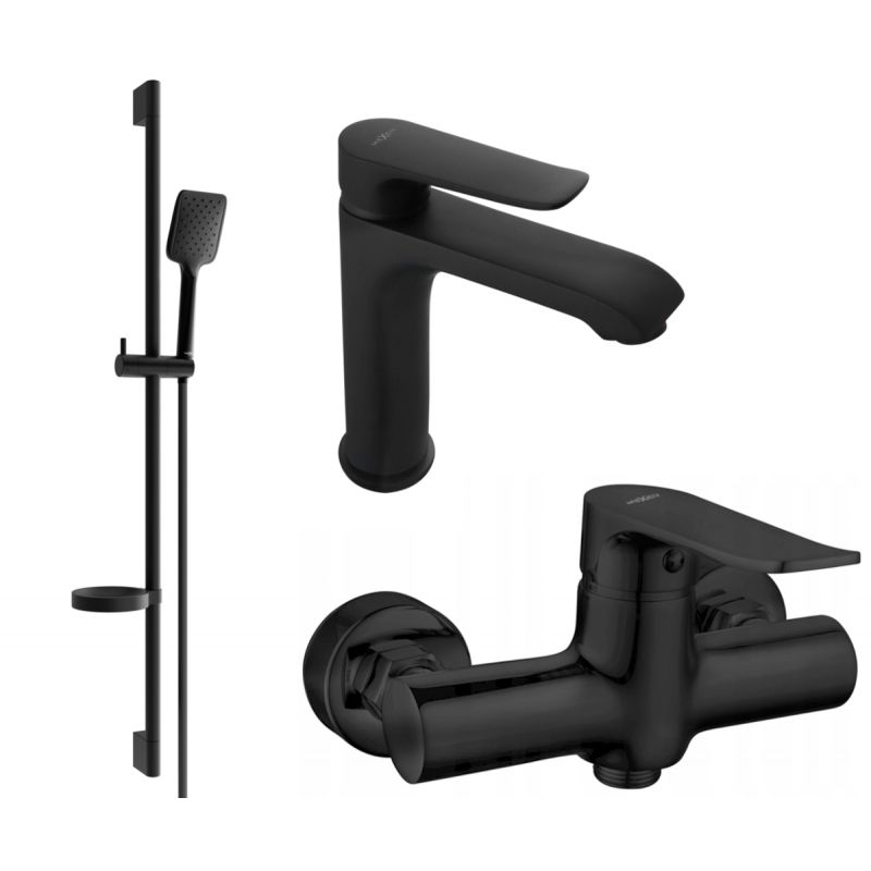 Mexen Pecos DS62 sort brusesæt 1 sæt