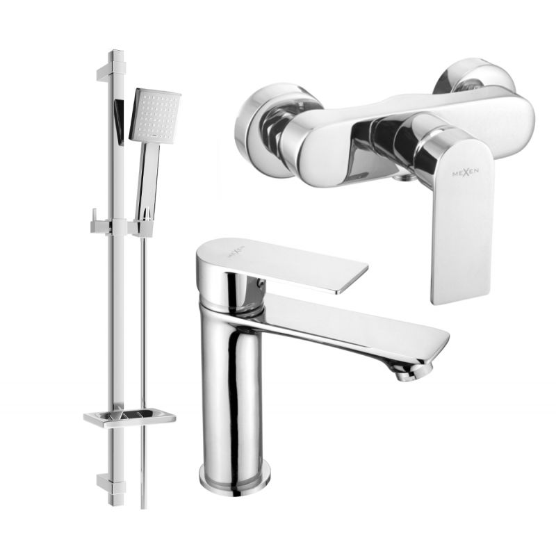 Mexen Royo DQ45 brusesæt i krom, 1 sæt