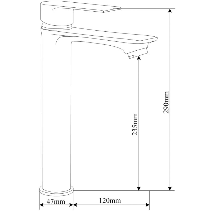 Mexen Royo DQ62 sort brusesæt 1 sæt
