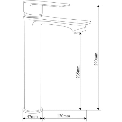 Mexen Royo DQ62 sort brusesæt 1 sæt