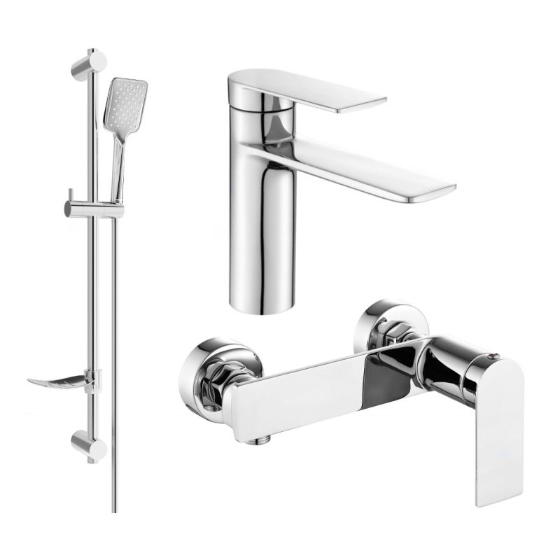 Mexen Zero DF62 krom sæt til bruser, 1 sæt