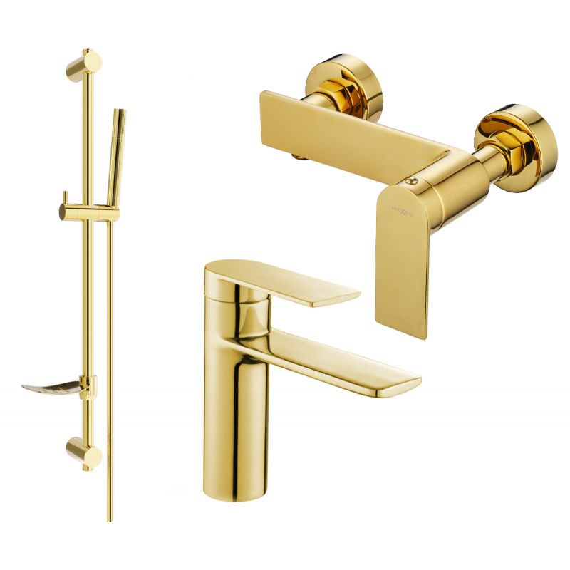 Mexen Zero DF70 brusesæt i guld, 1 sæt