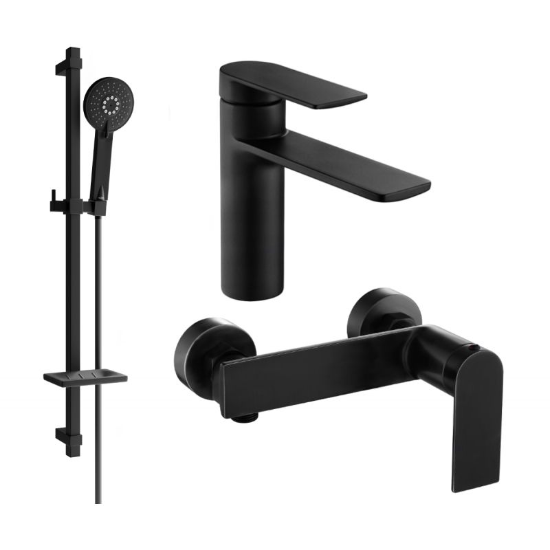 Mexen Zero DQ40 sort brusesæt 1 sæt