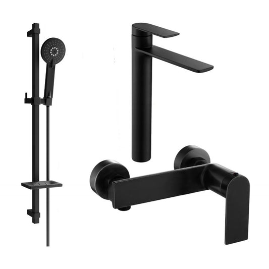 Mexen Zero DQ40 sort brusesæt 1 sæt