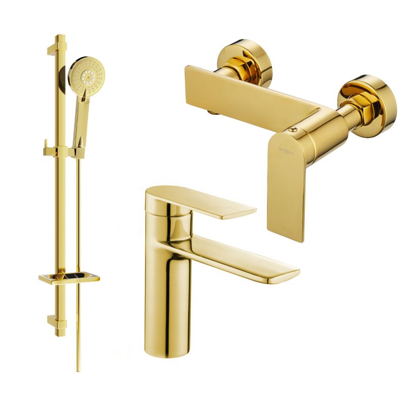 Mexen Zero DQ40 guldsæt til bruser, 1 sæt