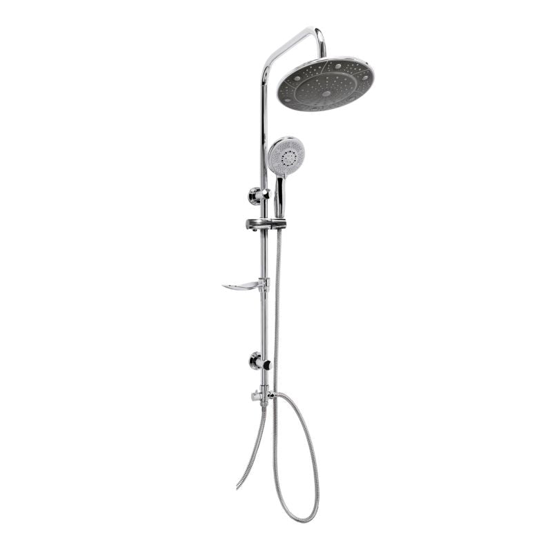 Vægmonteret Brusesæt Socho 103 cm Krom 1 stk.