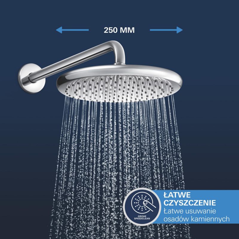 Indbygget brusesæt Grohe Start 250 i krom