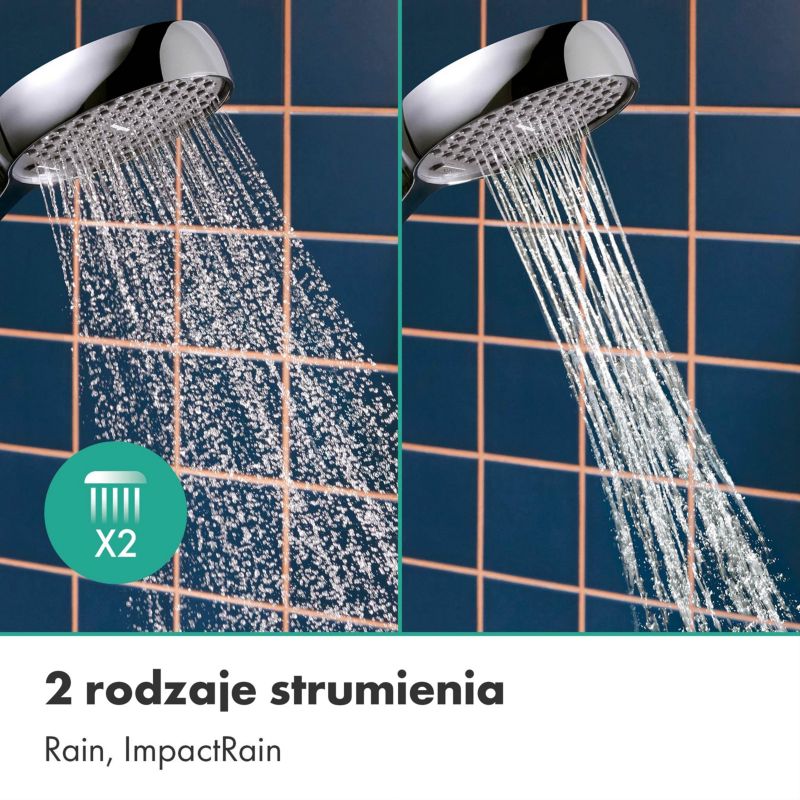 Brusesæt Hansgrohe Activera S 2Jet Ecosmart Krom