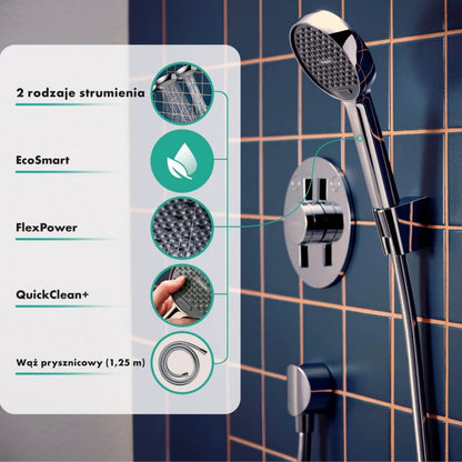 Brusesæt Hansgrohe Activera S 2Jet Ecosmart Krom