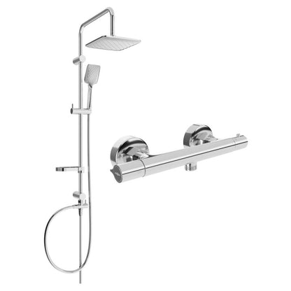 Slim Mexen brusesæt 950 mm i krom, 1 stk.