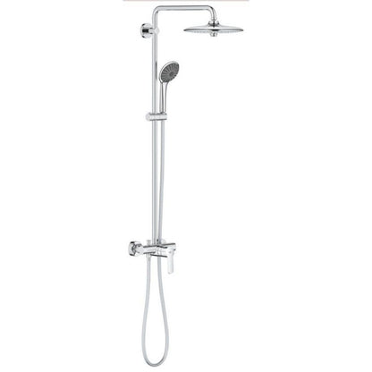 Brusesæt med Vægarmatur VITALIO JOY System 260 Krom 1 stk.