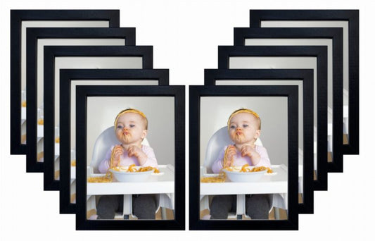 BD art sæt med 10 stk. sorte glasrammer til 10x15 cm billeder
